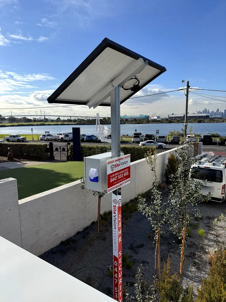 Site Vision Cam at a waterfront development